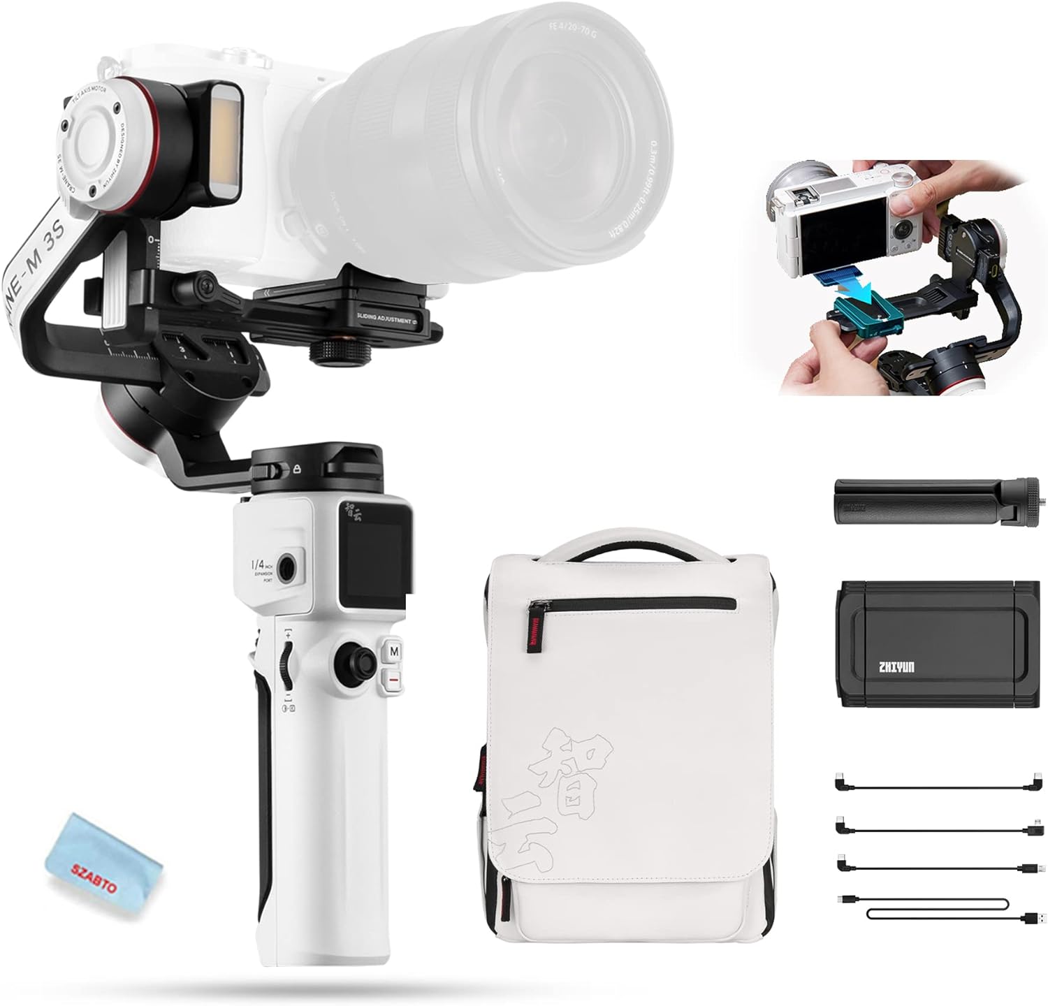 Estabilizadores para Cámaras - Zhiyun Crane M3S Combo