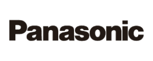 a black text on a white background Panasonic