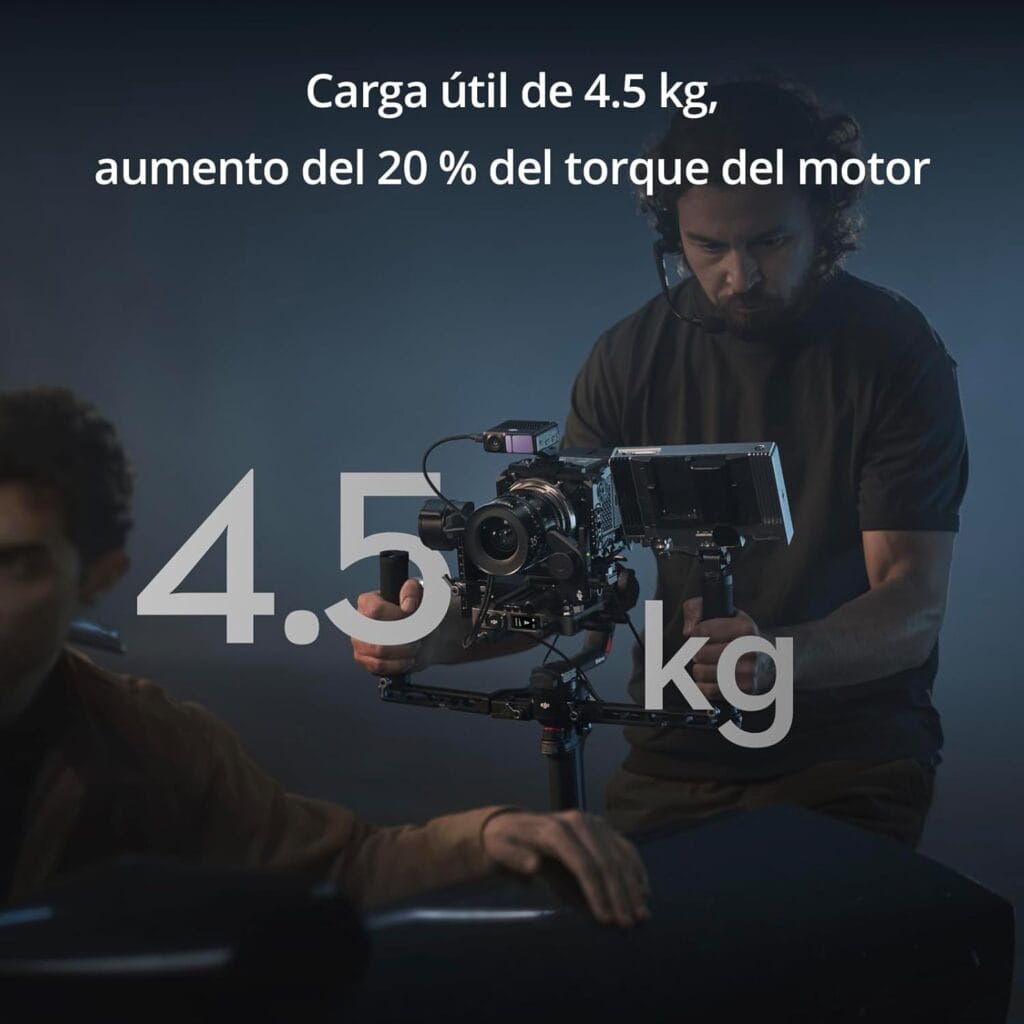 Gimbal DJI RS 4 Pro carga máxima
